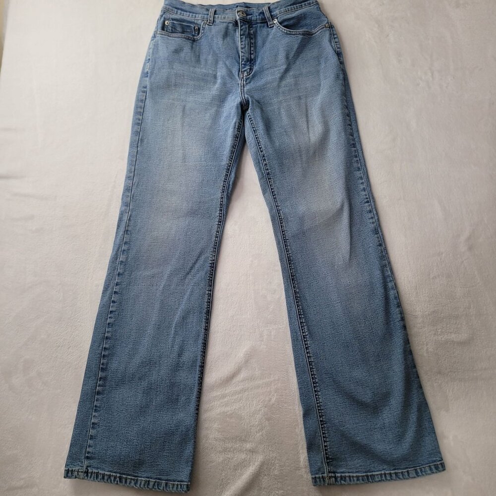jag Peerless and Pure Womens Western Glove Works Straight Leg Denim Jean Size 12